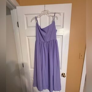 Lavender Spaghetti Strap Midi Dress size S local boutique